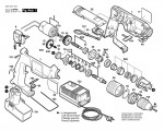 Bosch 0 601 937 7A0 Gsb 9,6 Vse-2 Cordless Impact Drill 9.6 V / Eu Spare Parts